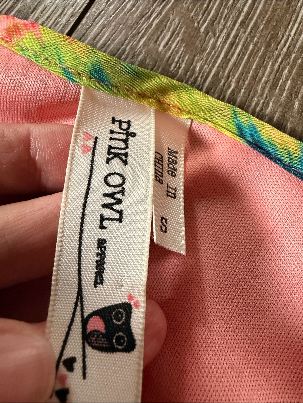 Pink Owl Multicolor Ruffle Front Mini Dress - Picture 10 of 10